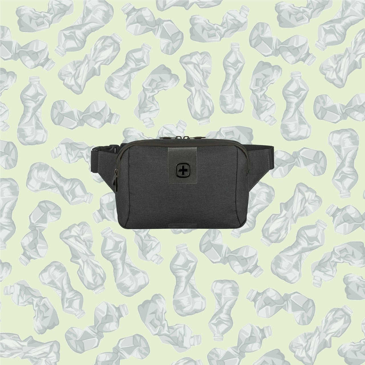 Wenger Eco-Friendly Charcoal Waistpack With Antibacterial Lining
