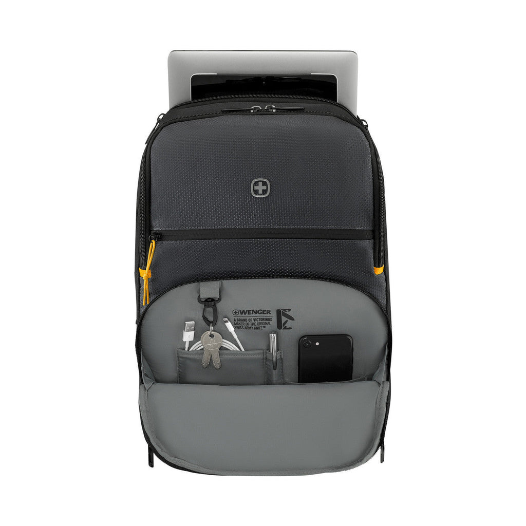 Wenger Eco Friendly 16 Inch Laptop Backpack Black