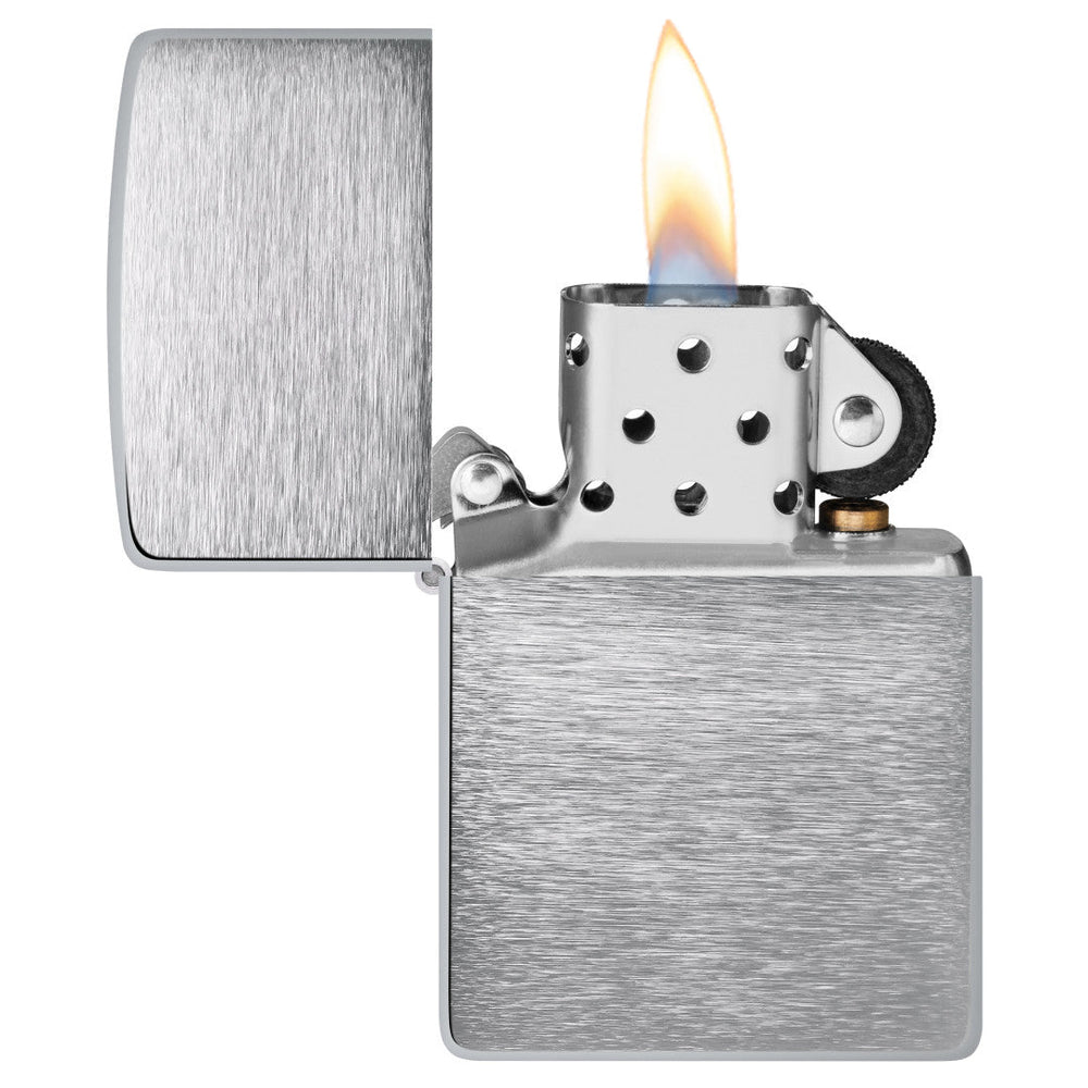 Zippo Armor Brushed Chrome Windproof Lighter 162 — view 2